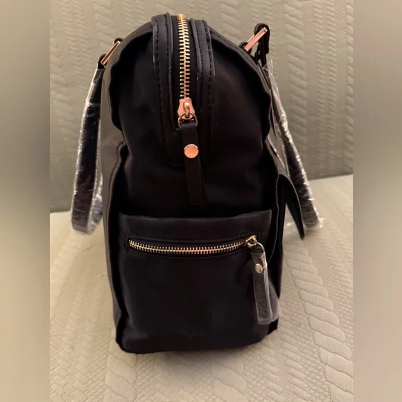 Travanti Work Tote Bag Black w/Red Lining NWT - Picture 8 of 16